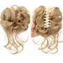 Coc modern din par artificial cu cleste SW20724 - Blond Inchis Ash
